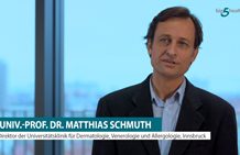 Univ.-Prof. Dr. Matthias Schmuth, Direktor der Universitätsklinik für Dermatologie, Venerologie und Allergologie, Innsbruck, Interview Atopische Dermatitis (Neurodermitis)